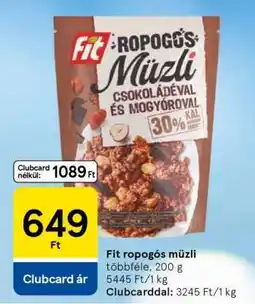 Tesco FIT ROPOGÓS MÜZLI ajánlat