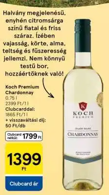 Tesco Koch Premium Chardonnay ajánlat