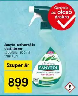 Tesco Sanytol univerzális tisztítószer ajánlat