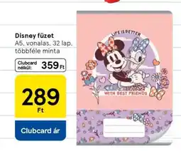 Tesco Disney füzet ajánlat