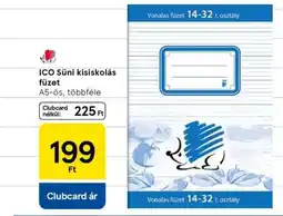 Tesco ICO Süni kisiskolás füzet ajánlat