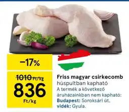 Tesco Friss magyar csirkecomb ajánlat