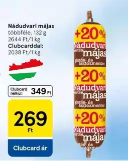 Tesco Nádudvari májas ajánlat