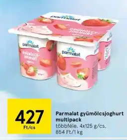 Tesco Parmalat gyümölcsjoghurt multipack ajánlat