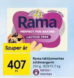 Tesco Rama laktózmentes sütőmargarin ajánlat