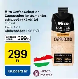 Tesco Mizo Coffee Selection Cappuccino laktózmentes ajánlat