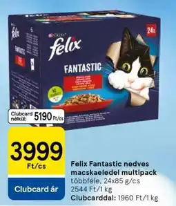 Tesco Felix Fantastic nedves macskaeledel multipack ajánlat