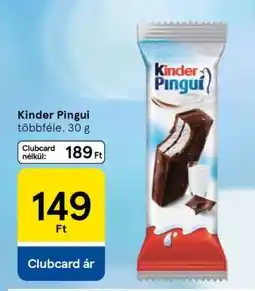 Tesco KINDER Pingui ajánlat