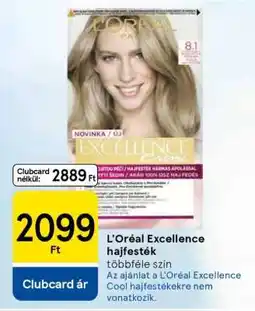 Tesco L'Oréal Excellence hajfesték ajánlat