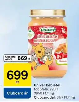 Tesco UNIVER BÉBIÉTEL ajánlat