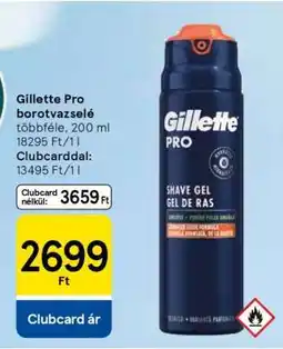 Tesco Gillette Pro borotvazselé ajánlat
