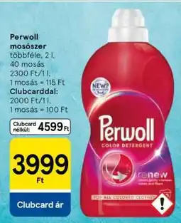 Tesco Perwoll mosószer ajánlat