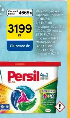Tesco Persil mosószer kapszula ajánlat