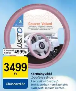 Tesco Kormányvédő ajánlat