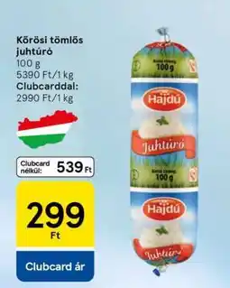 Tesco Kőrösi tömlős juhtúró ajánlat