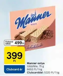 Tesco Manner Ostya ajánlat
