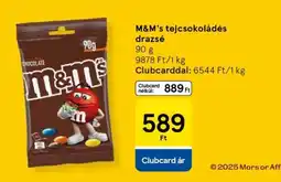 Tesco M&M's tejcsokoládés drazsé ajánlat