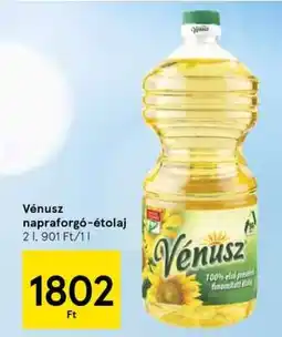 Tesco VÉNUSZ Napraforgó-étolaj ajánlat