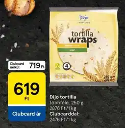 Tesco Dijo tortilla ajánlat