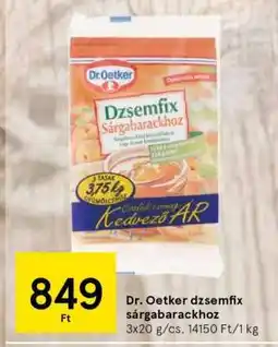 Tesco Dr. Oetker dzsemfix sárgabarackhoz ajánlat