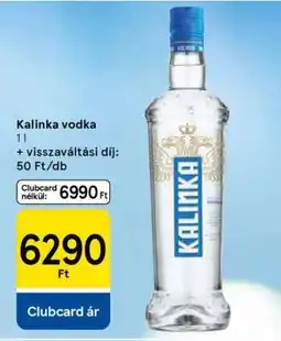 Tesco Kalinka vodka ajánlat