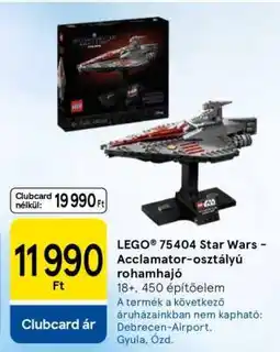 Tesco LEGO 75404 Star Wars – Acclamator-osztályú rohamhajó ajánlat