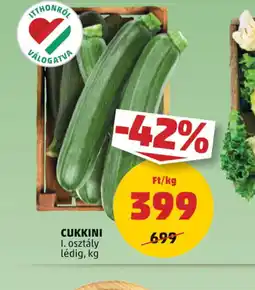 PENNY Cukkini ajánlat