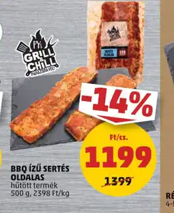 PENNY BBQ ízű sertés oldalas ajánlat