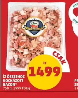 PENNY Íz Összehoz Kockázott Bacon ajánlat