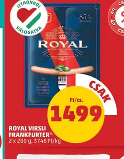 PENNY Royal Virsli Frankfurter ajánlat
