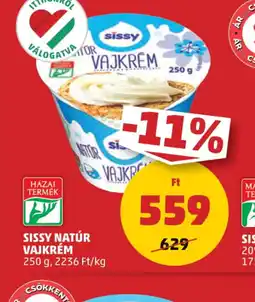 PENNY Sissy Natúr Vajkrém ajánlat