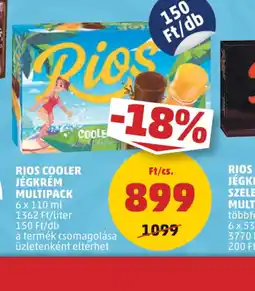 PENNY Rios Cooler Jégkrém Multipack ajánlat