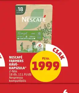 PENNY Nescafé Farmers Kávé-Kapszula ajánlat
