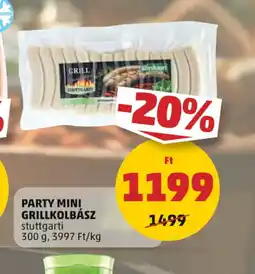 PENNY Party Mini Grillkolbász ajánlat