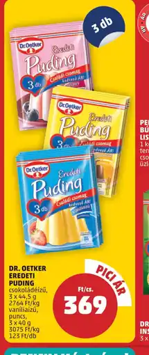 PENNY Dr. Oetker Eredeti Puding ajánlat