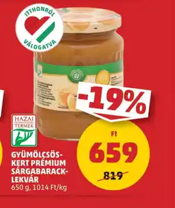PENNY Gyümölcsös-kert Prémium Sárgabarack-lekvár ajánlat