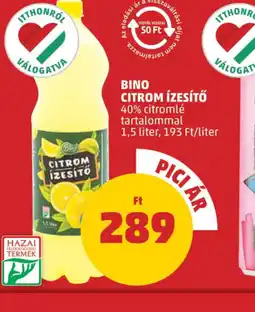 PENNY Bino Citrom Ízesítő ajánlat