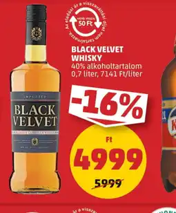 PENNY Black Velvet Whisky ajánlat