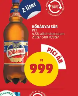 PENNY Kőbányai Sör ajánlat