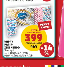 PENNY Wippy papírzsebkendő ajánlat