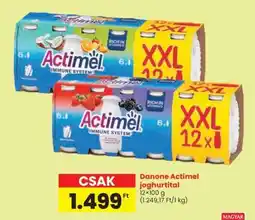 Spar Danone Actimel joghurtital ajánlat