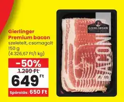 Spar Gierlinger Premium Bacon ajánlat