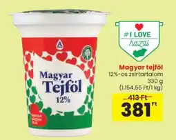 Spar Magyar tejföl ajánlat