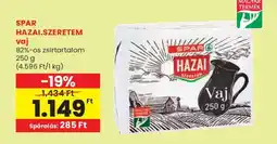 Spar SPAR HAZAI.SZERETEM vaj ajánlat