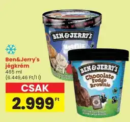 Spar BEN&JERRY'S Jégkrém ajánlat