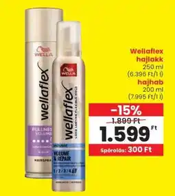 Spar Wellaflex hajlakk és hajhab ajánlat