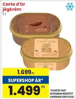 Spar CARTE D'OR Jégkrém ajánlat