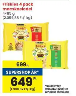 Spar Friskies 4 pack macskaeledel ajánlat