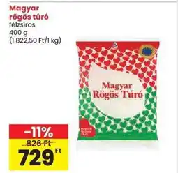 Spar Magyar rögös túró ajánlat