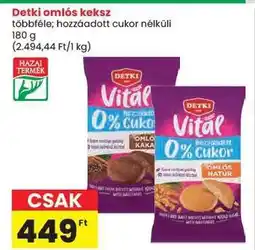 Spar DETKI Omlós keksz ajánlat